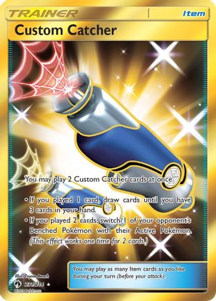 Custom Catcher (Secret) - Holofoil SM Lost Thunder - Secret Rare