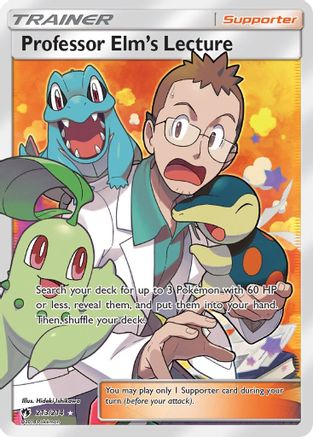 Professor Elm's Lecture (Full Art) - Holofoil SM Lost Thunder - Ultra Rare