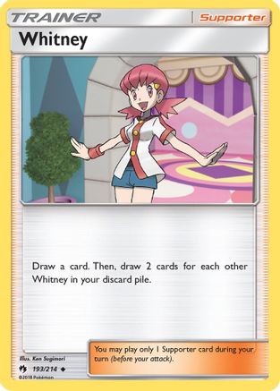 Whitney SM Lost Thunder - Uncommon