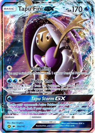 Tapu Fini GX 39a/147 - Holofoil Alternate Art Promos - Promo