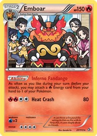 Emboar - 27/113 (Legendary Treasures)/113 Deck Exclusives - Rare