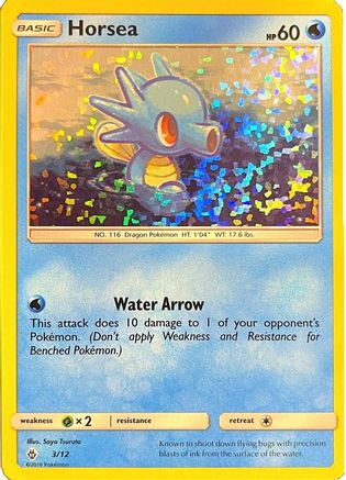 Horsea - 3/12/12 - Holofoil McDonalds Promos 2018 - Promo