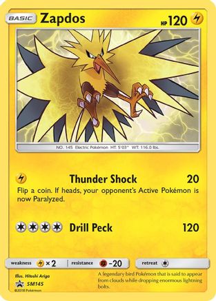 Zapdos - SM145 - Holofoil SM Promos - Promo