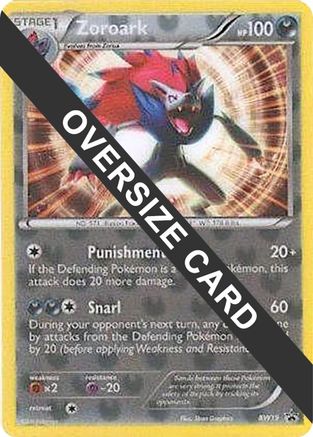 Zoroark BW - BW19 - Holofoil Jumbo Cards - Promo