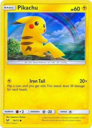 Pikachu (Water Web Holo) 028/73 - Holofoil Miscellaneous Cards & Products - Promo