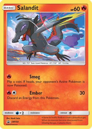 Salandit - SM154 - Holofoil SM Promos - Promo