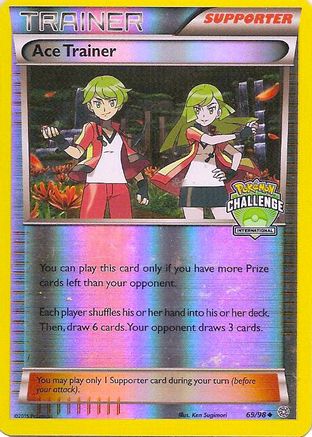 Ace Trainer - 69/98 (International Challenge)/98 - Reverse Holofoil League & Championship Cards - Promo