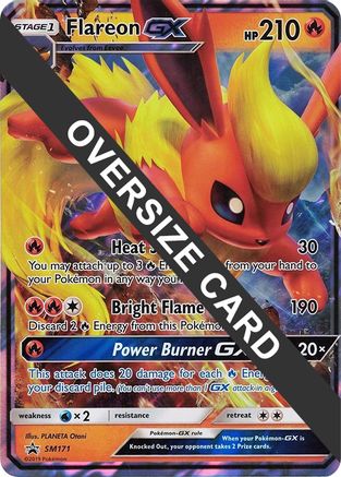 Flareon GX - SM171 (SM Black Star Promo) - Holofoil Jumbo Cards - Promo