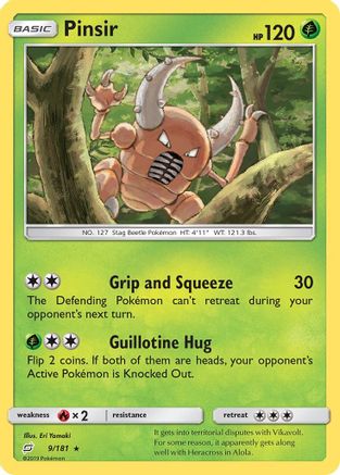 Pinsir SM Team Up - Rare