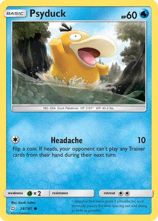 Psyduck 026 SM Team Up - Common