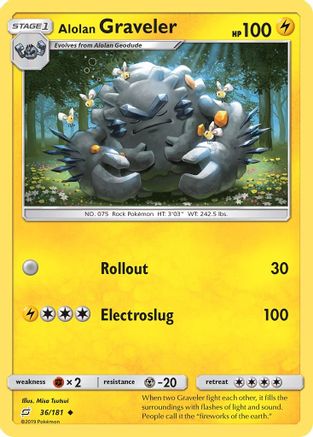 Alolan Graveler 036 SM Team Up - Uncommon