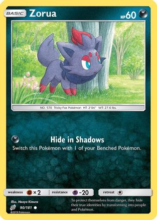 Zorua 090 SM Team Up - Common