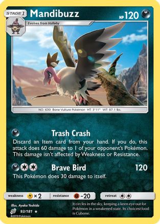 Mandibuzz - Reverse Holofoil SM Team Up - Rare