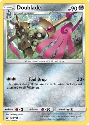 Doublade - Reverse Holofoil SM Team Up - Uncommon
