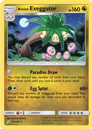 Alolan Exeggutor (115) (115) 115 SM Team Up - Rare