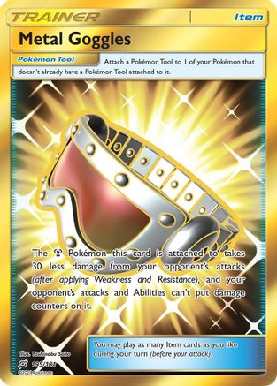 Metal Goggles (Secret) - Holofoil SM Team Up - Secret Rare