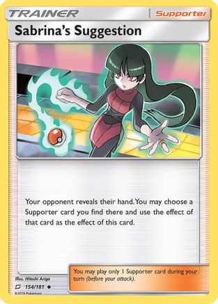 Sabrina's Suggestion 154 SM Team Up - Uncommon