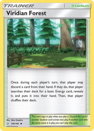 Viridian Forest 156 SM Team Up - Uncommon