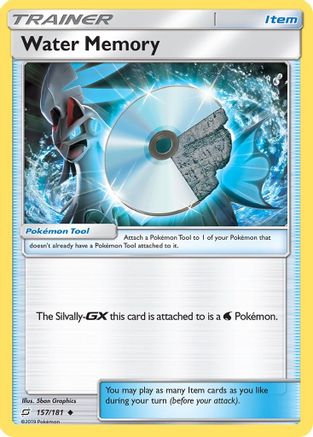 Water Memory - Reverse Holofoil SM Team Up - Uncommon