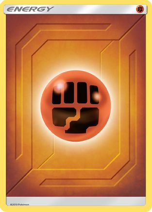 Fighting Energy (2019 Unnumbered) - Reverse Holofoil SM Team Up - Common