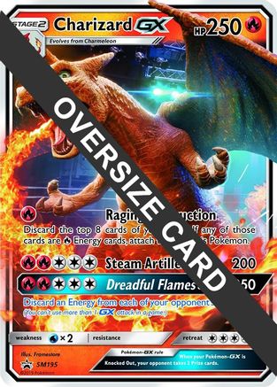 Charizard GX - SM195 (SM Black Star Promo) - Holofoil Jumbo Cards - Promo