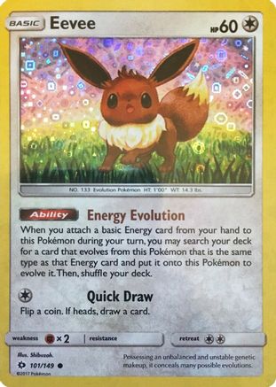 Eevee (General Mills Promo) 101/149 - Holofoil Miscellaneous Cards & Products - Promo