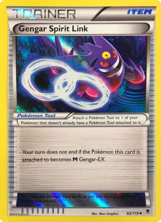 Gengar Spirit Link (Alternate Holo) 095/119 - Holofoil Miscellaneous Cards & Products - Promo