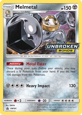 Melmetal (Prerelease) SM181 - Holofoil SM Promos - Promo