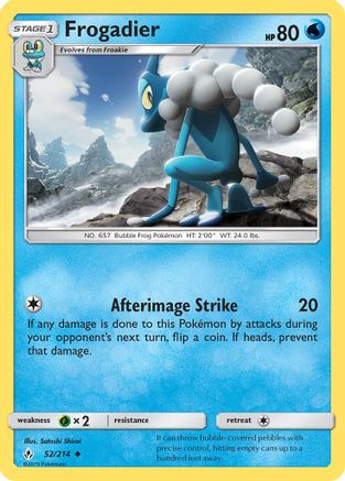Frogadier 052 SM Unbroken Bonds - Uncommon