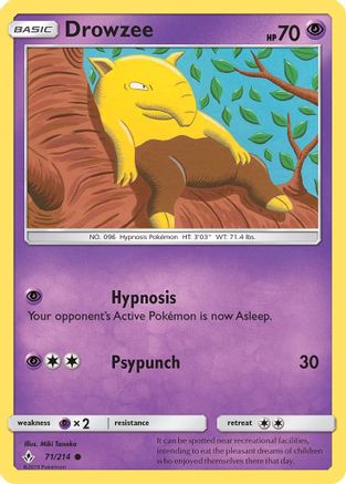 Drowzee 071 SM Unbroken Bonds - Common