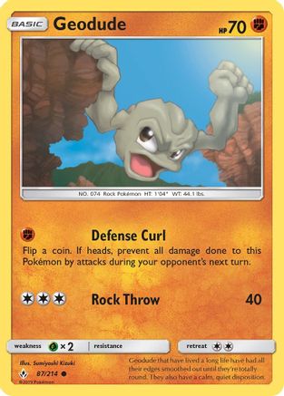 Geodude/214 SM Unbroken Bonds - Common