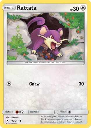 Rattata 143 SM Unbroken Bonds - Common