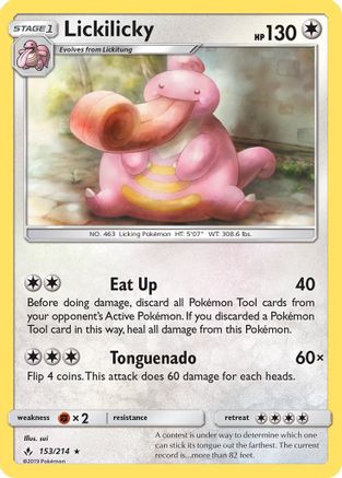 Lickilicky SM Unbroken Bonds - Rare