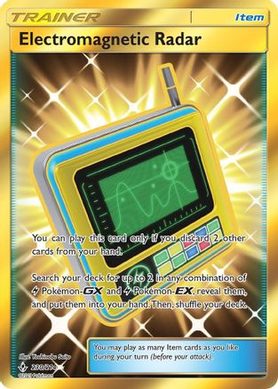Electromagnetic Radar (Secret) 230 - Holofoil SM Unbroken Bonds - Secret Rare