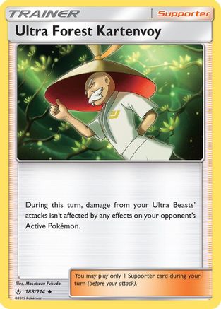 Ultra Forest Kartenvoy/214 - Reverse Holofoil SM Unbroken Bonds - Uncommon