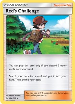 Red's Challenge - 184/214 (SM - Unbroken Bonds)/214 Deck Exclusives - Rare