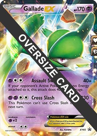 Gallade EX - XY45 (XY Black Star Promo) - Holofoil Jumbo Cards - Promo