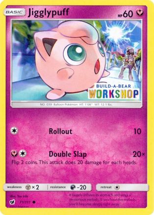 Jigglypuff (Build-A-Bear Workshop Exclusive) 071/111 Miscellaneous Cards & Products - Promo