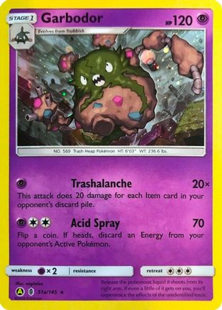 Garbodor - 51a/145 (Cosmos Holo)/145 - Holofoil Alternate Art Promos - Promo