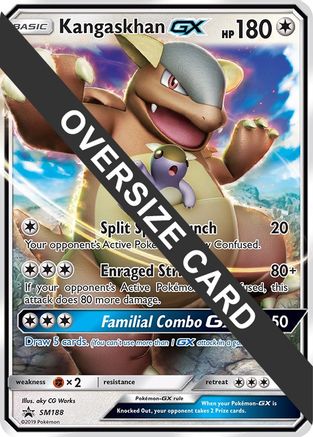 Kangaskhan GX - SM188 (SM Black Star Promo) - Holofoil Jumbo Cards - Promo