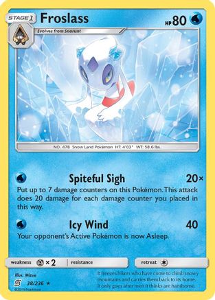 Froslass/236 - Holofoil SM Unified Minds - Holo Rare