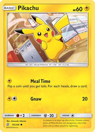 Pikachu (55) (55) 055 SM Unified Minds - Common