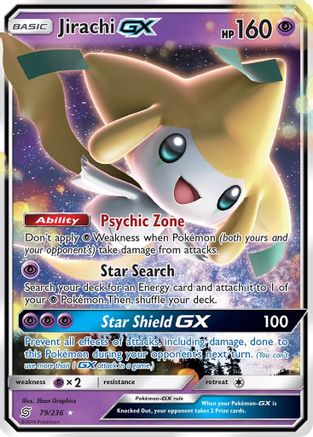 Jirachi GX 079 - Holofoil SM Unified Minds - Ultra Rare