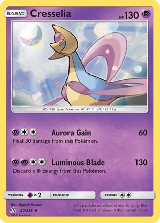 Cresselia 087 SM Unified Minds - Uncommon