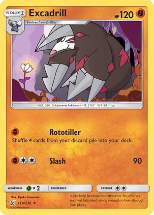 Excadrill SM Unified Minds - Rare