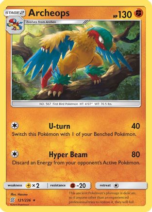 Archeops/236 - Reverse Holofoil SM Unified Minds - Rare