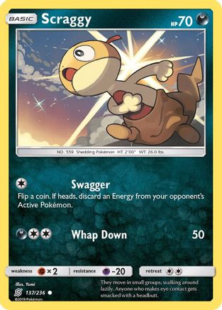 Scraggy 137 SM Unified Minds - Common