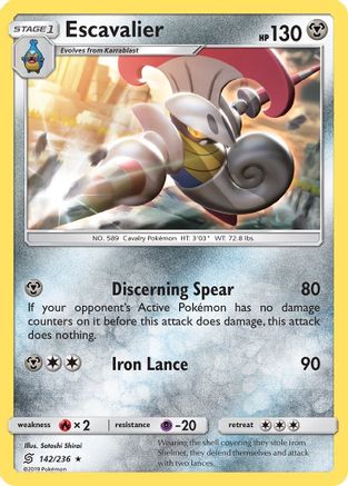 Escavalier - Reverse Holofoil SM Unified Minds - Rare