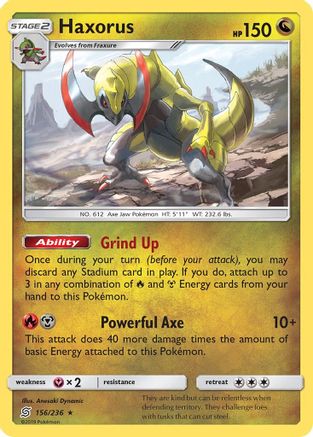 Haxorus - Holofoil SM Unified Minds - Holo Rare