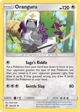 Oranguru - Reverse Holofoil SM Unified Minds - Uncommon